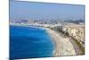 Baie Des Anges and Promenade Anglais-Amanda Hall-Mounted Photographic Print