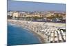 Baie Des Anges and Promenade Anglais-Amanda Hall-Mounted Photographic Print