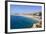 Baie Des Anges and Promenade Anglais-Amanda Hall-Framed Photographic Print