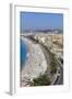 Baie Des Anges and Promenade Anglais-Amanda Hall-Framed Photographic Print