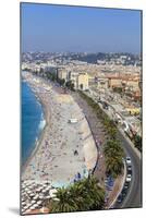 Baie Des Anges and Promenade Anglais-Amanda Hall-Mounted Photographic Print