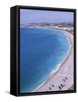 Baie Des Anges, Nice, Alpes Maritimes, Cote d'Azur, French Riviera, Provence, France-Guy Thouvenin-Framed Stretched Canvas