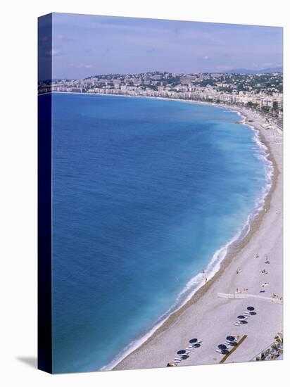 Baie Des Anges, Nice, Alpes Maritimes, Cote d'Azur, French Riviera, Provence, France-Guy Thouvenin-Stretched Canvas