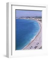 Baie Des Anges, Nice, Alpes Maritimes, Cote d'Azur, French Riviera, Provence, France-Guy Thouvenin-Framed Photographic Print