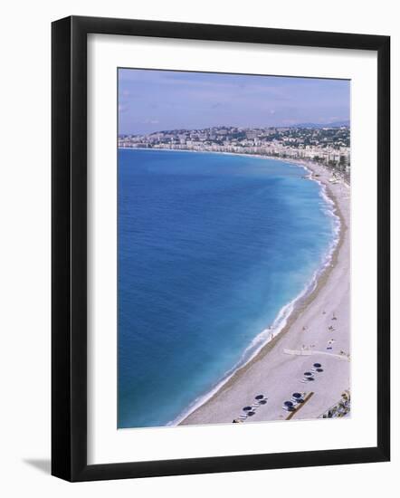 Baie Des Anges, Nice, Alpes Maritimes, Cote d'Azur, French Riviera, Provence, France-Guy Thouvenin-Framed Photographic Print