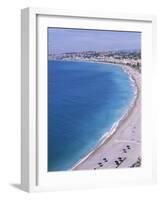 Baie Des Anges, Nice, Alpes Maritimes, Cote d'Azur, French Riviera, Provence, France-Guy Thouvenin-Framed Photographic Print