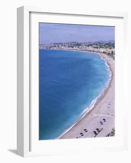 Baie Des Anges, Nice, Alpes Maritimes, Cote d'Azur, French Riviera, Provence, France-Guy Thouvenin-Framed Photographic Print