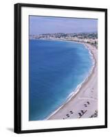 Baie Des Anges, Nice, Alpes Maritimes, Cote d'Azur, French Riviera, Provence, France-Guy Thouvenin-Framed Photographic Print