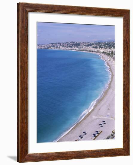 Baie Des Anges, Nice, Alpes Maritimes, Cote d'Azur, French Riviera, Provence, France-Guy Thouvenin-Framed Photographic Print