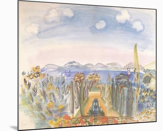 Baie des Anges, Nice-Raoul Dufy-Mounted Giclee Print