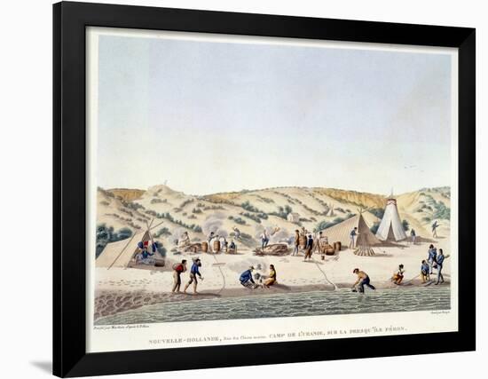 Baie Des Chiens Marins-Alphonse Pellion-Framed Giclee Print