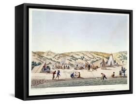 Baie Des Chiens Marins-Alphonse Pellion-Framed Stretched Canvas