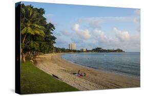 Baie des Citrons beach, Noumea, New Caledonia, Pacific-Michael Runkel-Stretched Canvas