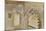 Baies dans un intérieur mauresque; 1832-Eugene Delacroix-Mounted Giclee Print