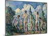 Baigneurs (Bathers)-Paul Cézanne-Mounted Giclee Print