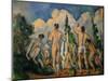 Baigneurs (the bathers). Oil on canvas (1890-1892) 60 x 82 cm R. F. 1965-3.-Paul Cezanne-Mounted Giclee Print