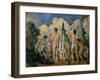 Baigneurs (the bathers). Oil on canvas (1890-1892) 60 x 82 cm R. F. 1965-3.-Paul Cezanne-Framed Giclee Print