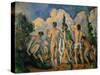 Baigneurs (the bathers). Oil on canvas (1890-1892) 60 x 82 cm R. F. 1965-3.-Paul Cezanne-Stretched Canvas