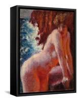 Baigneuse À La Mer, C.1898-1900 (Oil on Canvas)-Roderic O'Conor-Framed Stretched Canvas