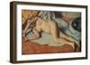 'Baigneuse allongée sur le sol', c1885-Edgar Degas-Framed Giclee Print