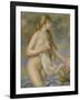 Baigneuse aux cheveux longs-Pierre-Auguste Renoir-Framed Giclee Print