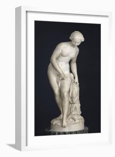 Baigneuse dite aussi Nymphe qui descend au bain-Etienne Maurice Falconet-Framed Giclee Print