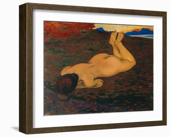 Baigneuse ou La Source - 1899 Canvas.-Felix Vallotton-Framed Giclee Print