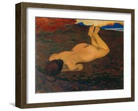 Baigneuse ou La Source - 1899 Canvas.-Felix Vallotton-Framed Giclee Print