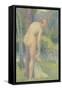 Baigneuse ou Vénus-Hippolyte Petitjean-Framed Stretched Canvas