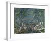 Baigneuses (Bathers) Oil on canvas, 1902-1906 73.5 x 92.5 cm .-Paul Cezanne-Framed Giclee Print