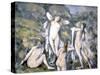 Baigneuses nues-Paul Cézanne-Stretched Canvas