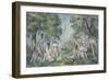 Baigneuses-Paul Cézanne-Framed Giclee Print