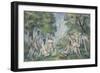 Baigneuses-Paul Cézanne-Framed Giclee Print