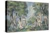 Baigneuses-Paul Cézanne-Stretched Canvas