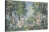 Baigneuses-Paul Cézanne-Stretched Canvas