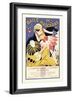 Baile de Mascaras-null-Framed Art Print