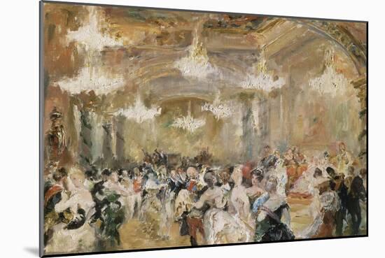 Baile En Palacio-Alejandro Ferrant-Mounted Giclee Print