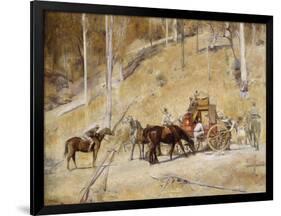 Bailed up-Tom Roberts-Framed Giclee Print