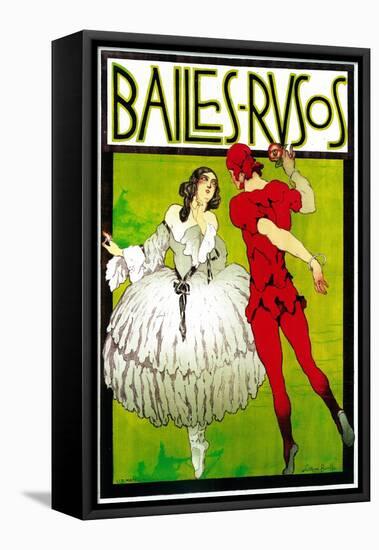 Bailes Rusos (Russion Dance) Theater-Lantern Press-Framed Stretched Canvas