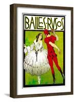 Bailes Rusos (Russion Dance) Theater-Lantern Press-Framed Art Print