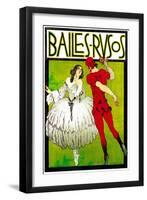 Bailes Rusos (Russion Dance) Theater-Lantern Press-Framed Art Print