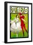 Bailes Rusos (Russion Dance) Theater-Lantern Press-Framed Art Print