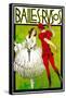 Bailes Rusos (Russion Dance) Theater-Lantern Press-Framed Stretched Canvas