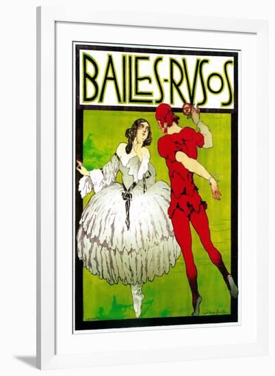 Bailes Rusos (Russion Dance) Theater-Lantern Press-Framed Art Print