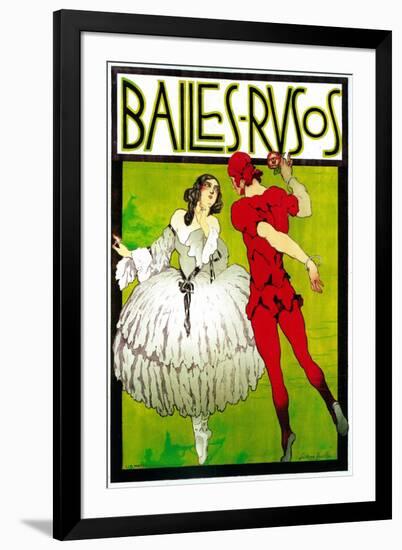 Bailes Rusos (Russion Dance) Theater-Lantern Press-Framed Art Print