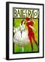 Bailes Rusos (Russion Dance) Theater-Lantern Press-Framed Art Print