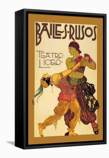 Bailes Rusuos-Leon Bakst-Framed Stretched Canvas