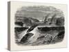Bailey's Dam on the Red River, American Civil War, USA, 1870S-null-Stretched Canvas