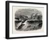 Bailey's Dam on the Red River, American Civil War, USA, 1870S-null-Framed Giclee Print