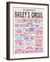 Baileys Circus-The Vintage Collection-Framed Giclee Print